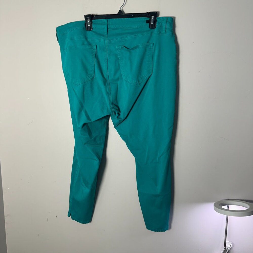 EUC Womens Kut from the Kloth Denim Jeans Teal Green 20W 20 Stretchy - Picture 3 of 5